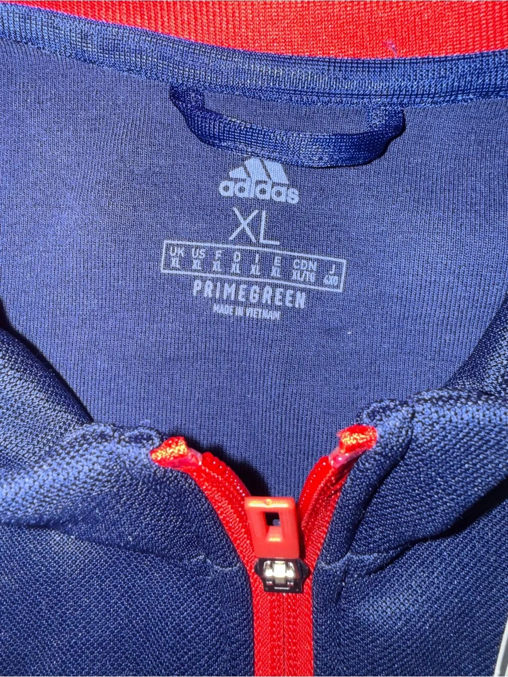 Adidas Chicago Fire FC Navy & Red Track Jacket